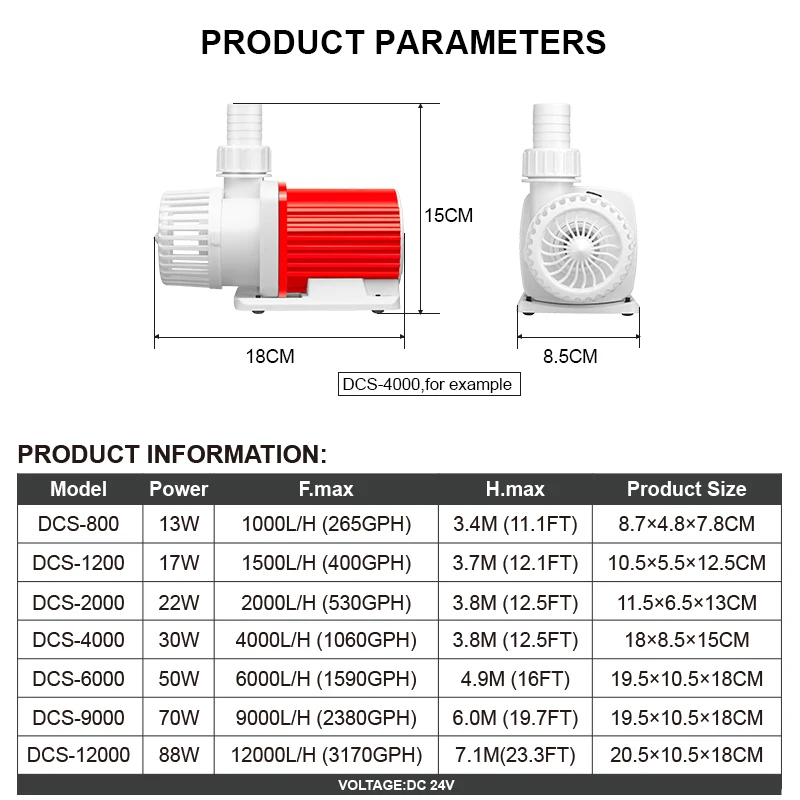 AQUADREAM DCS-2000 Family Home Self Priming High Pressure Electric Booster Water Pump