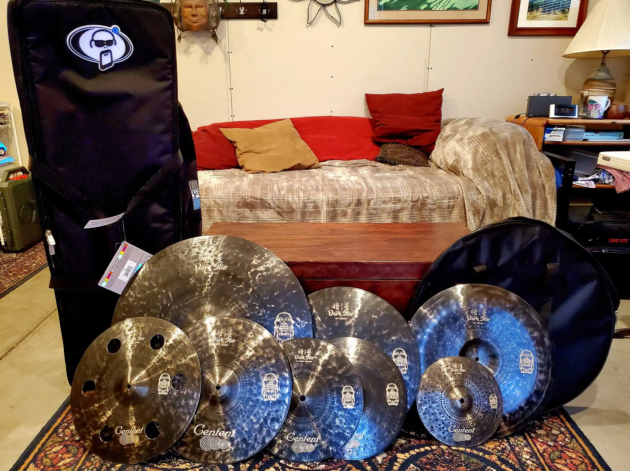 Professional percussion instruments cymbal centent cymbals pack 5pcs cymbals set