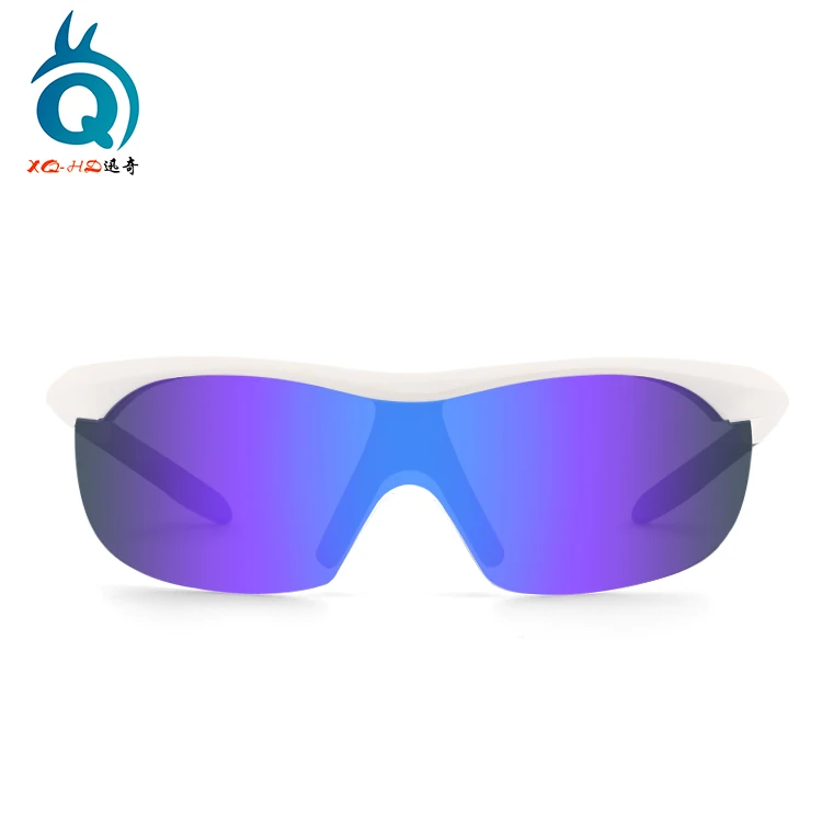 PC OEM half frame polarized uv400 protection Interchangeable lens cycling sunglasses