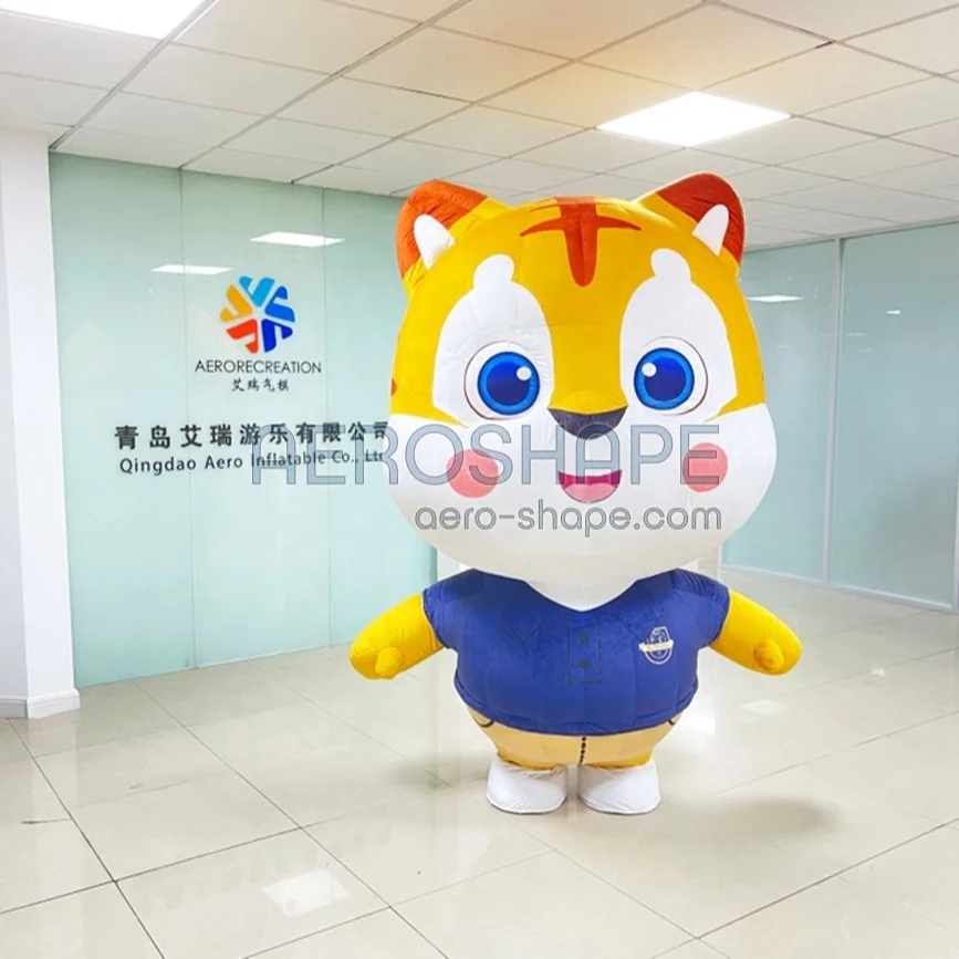 Aero Design Customized Inflatable Cartoon Costume Cute Animal Moving Inflatable Walking Costume