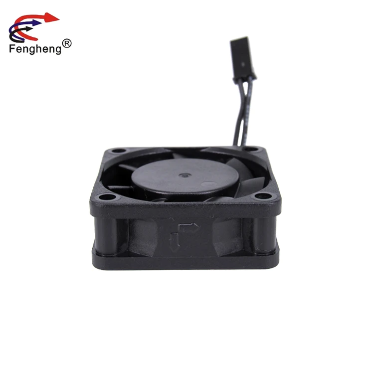 China Manufacturer DC 4015 12v 6000RPM 7CFM Hydraulic Bearing Cable length 130mm+110mm casing Cooling Fan