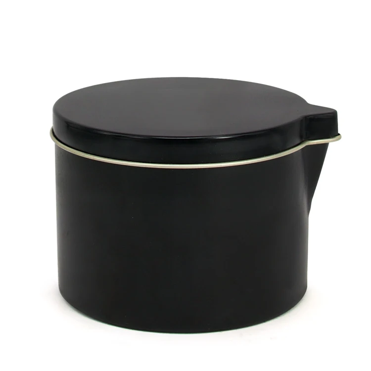 colorful printing aluminum candle tin Custom cosmetic container scent candles aluminum tin jar with spout lid