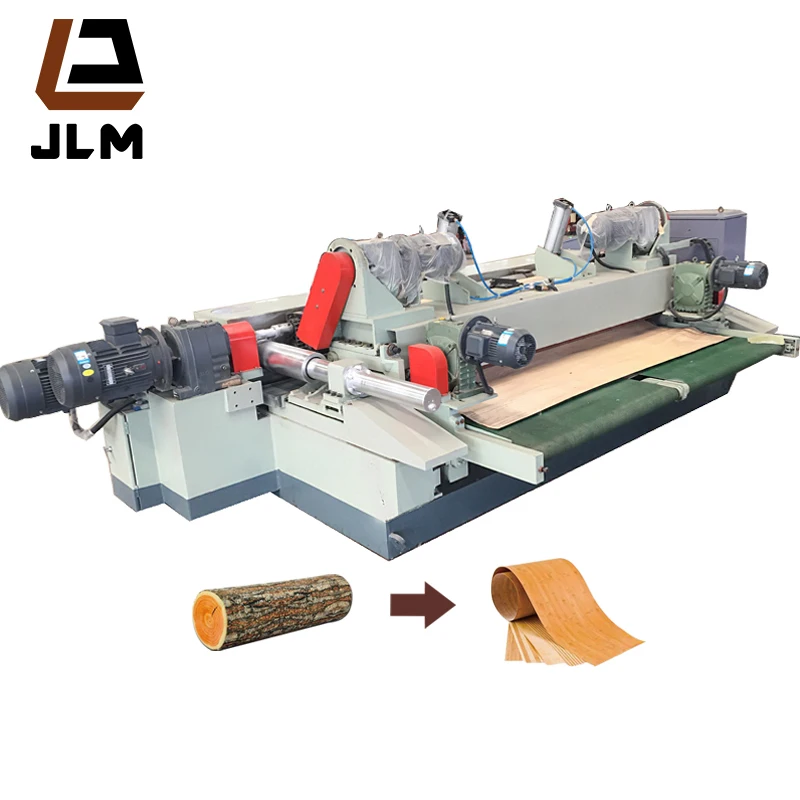 shandong jinlun CNC spindleless veneer lathe /wood veneer cutting machine