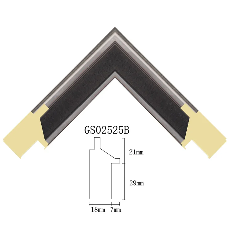 New Design Factory Price Colorful Ps Photo Frame Moulding