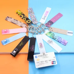 Wholesale Acrylic Card Grabber Keychain Custom Your Own Card Grabber For Long Nails