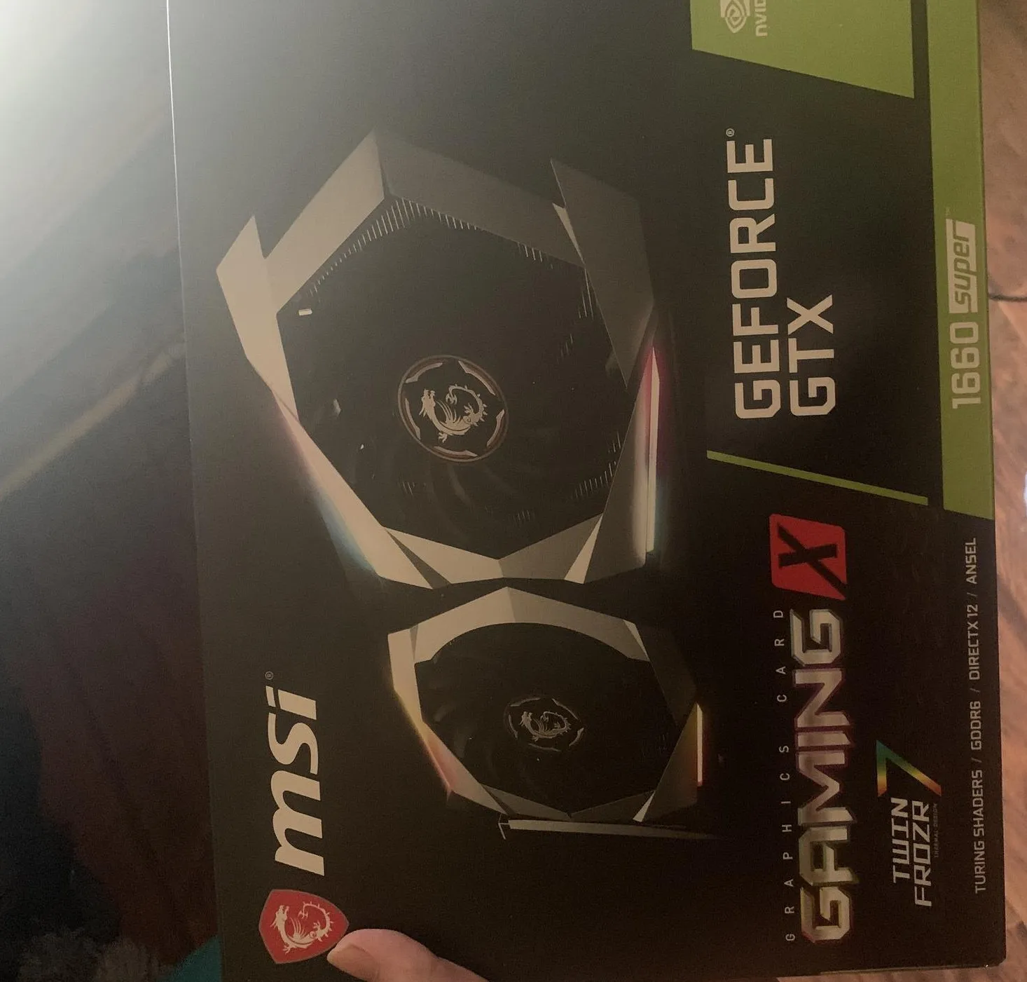 Бывшая в употреблении Видеокарта MSI GAMING X GTX 1660 s с 6 ГБ GDDR6 GPU gtx Супер видеокарта