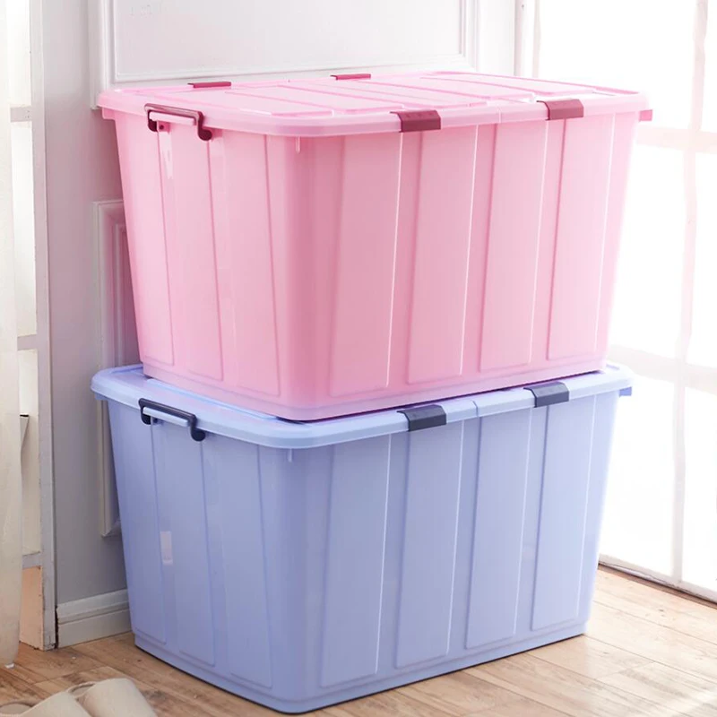 Saving space plastic storage box container wholesale plastic boxes for storage with lids