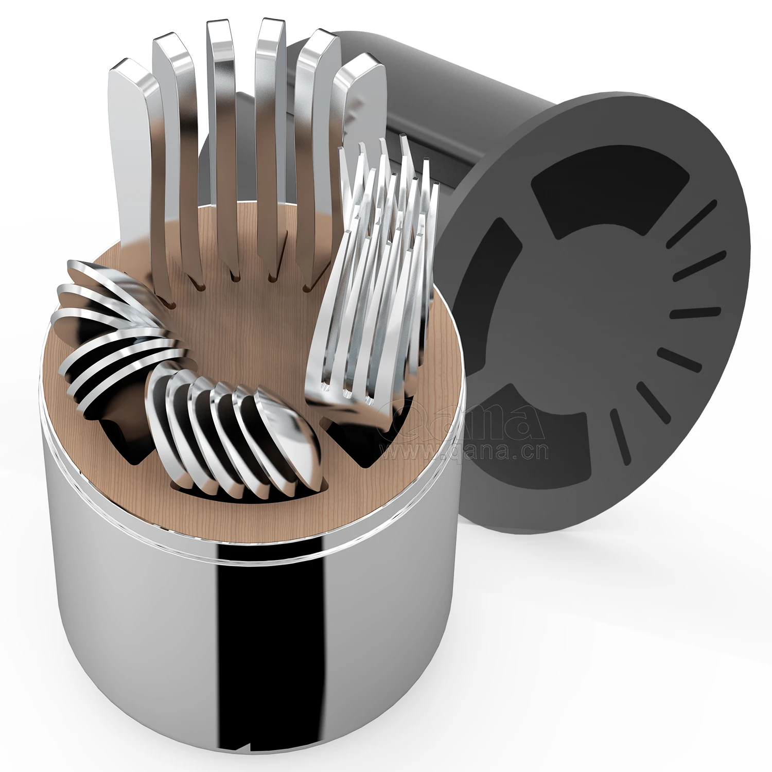 QANA Factory Wholesale OEM China Manufacturer Dinner Party Luxury Cutlery Set Stainless Steel Flatware Tableware knife and fork