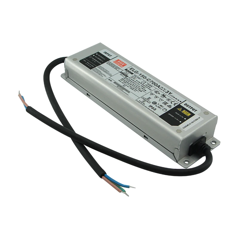 MEAN WELL ELG-150-C700A-3Y 150W 12V 24V 36V 42V 48V 54V Led Driver Switching Power Supply For Led Bulb