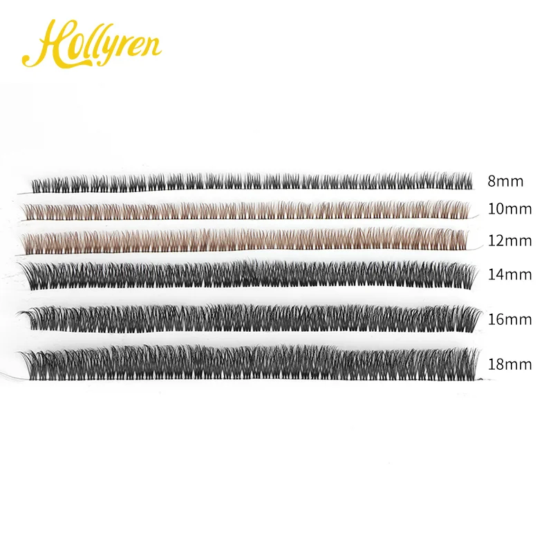 2023 Popular Diy Lash Extensions Lashes 0.1mm Thin Band Single Fox Eye Lashes Magnetic Anchor Eyelashes Cluster