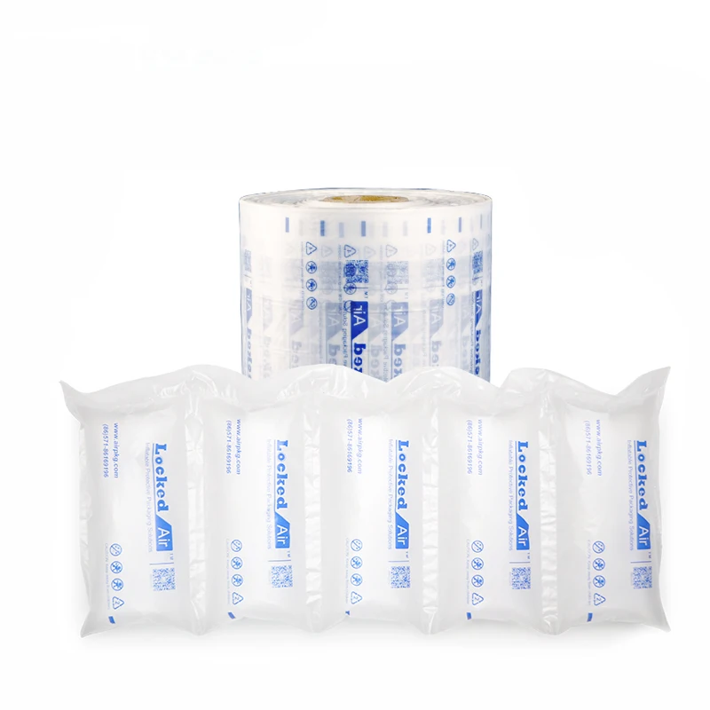 Hot selling void fill durable using packaging ldpe recycled film wrap roll air cushion pillow film
