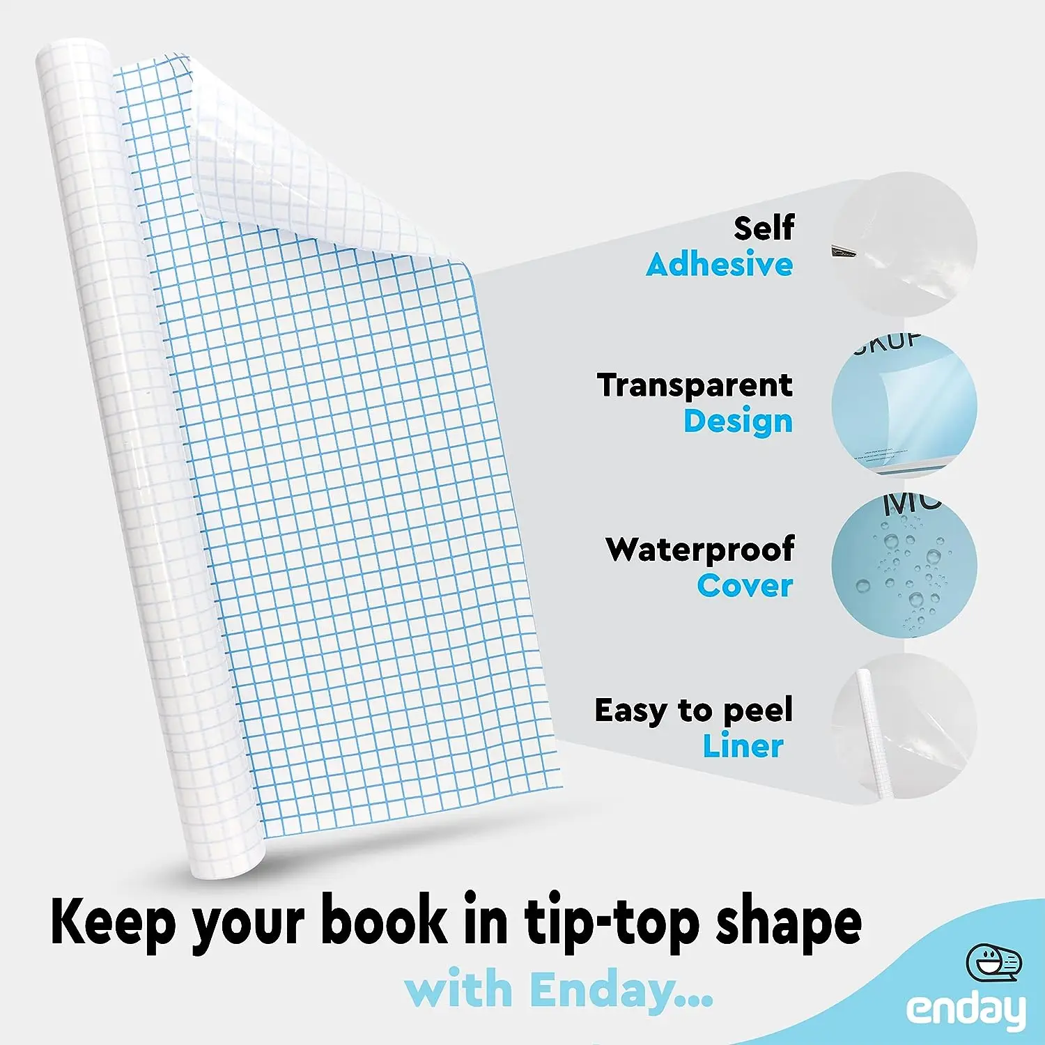 Books Documents Book Cover Clear Self Adhesive CPP Material Laminate Roll Cover
