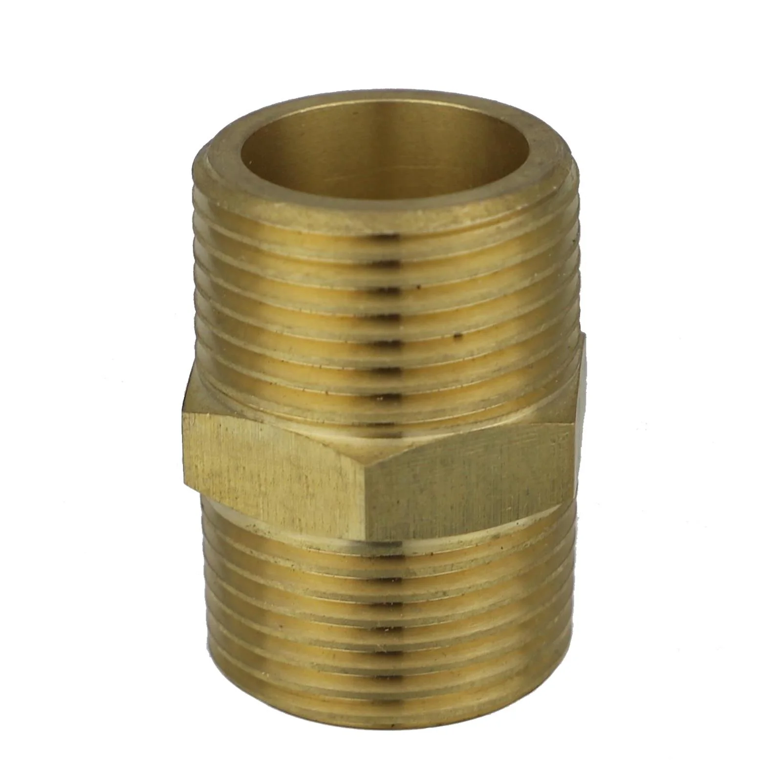 Двойной прямой штекер NPT резьба латунный Сантехнический фитинг быстросоединительный воздушный трубчатый разъем