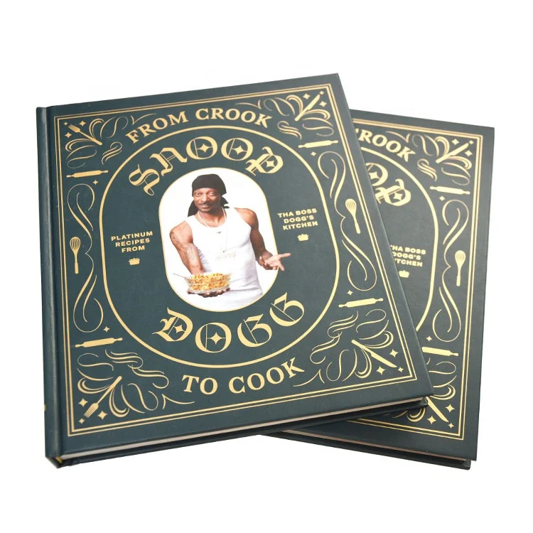 Книга с твердым переплетением, густые книжки с десертами, печать рецептов, офсетная печать, бумага и картон на заказ