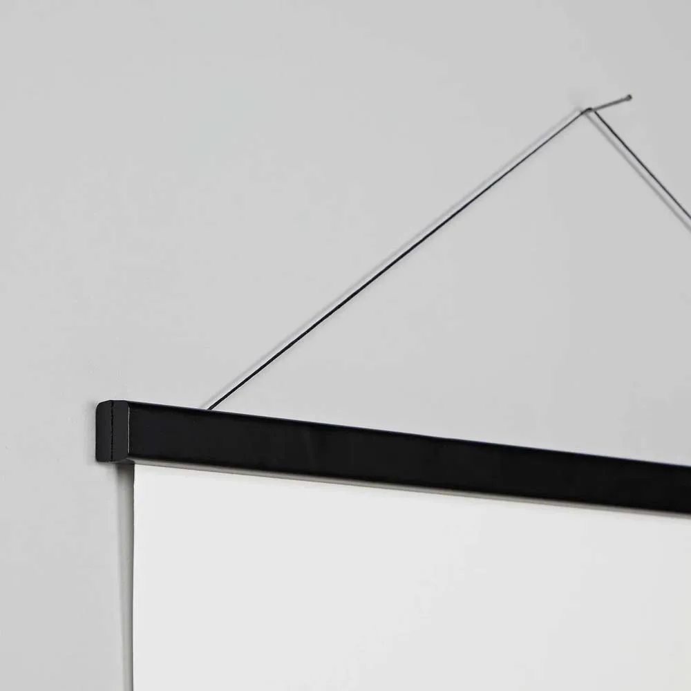 solid wood frame with magnets poster hanger custom diy 12 inch poster hanger magnetic wood frame