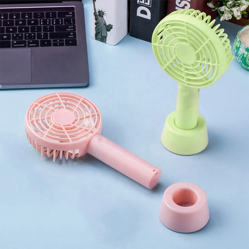 Factory Wholesale Portable USB Charging Cooling Electric Hand Rechargeable Mini Fans with Battery