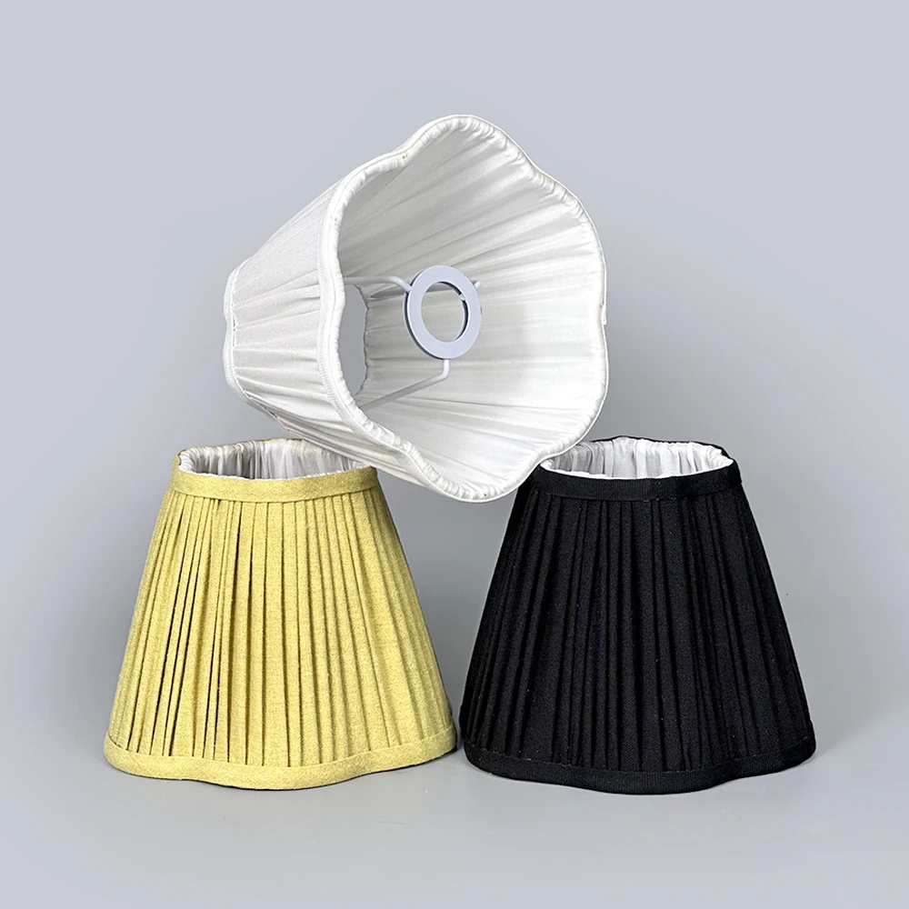 Custom E14 E27 Modern Design Fabric Linen Lampshade Frames Wire For Table Lamp Covers & Shades Light Kit