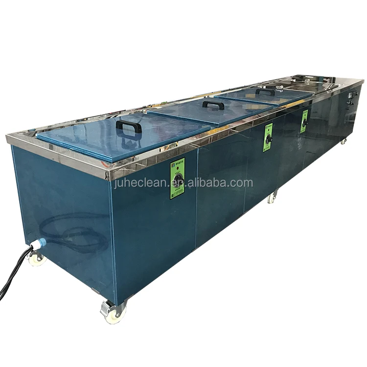 Multi Tanks  industrial Ultrasonic Cleaner for Metal  parts Surface Cleaning
