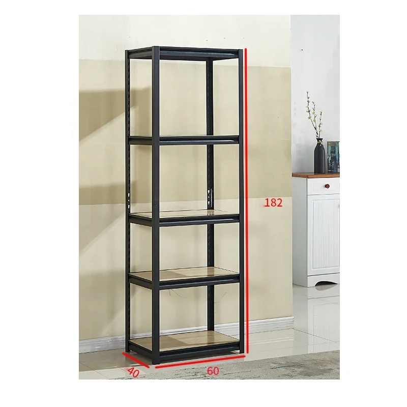 60X40X182CM Регулируемый 5 ярусов с прорезями для сгибания железных труб под угол с цветами и кристаллами, многослойное щелевые угол стеллаж для хранения