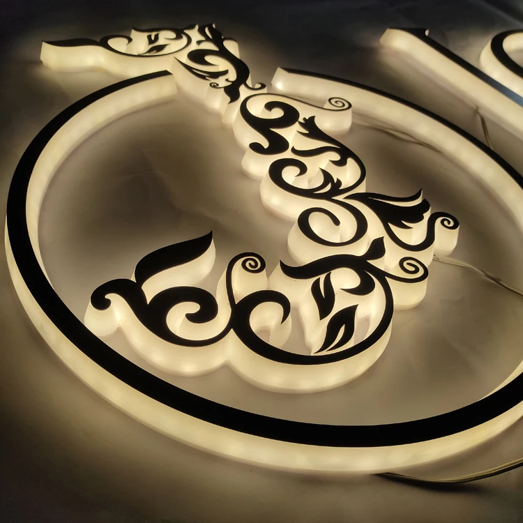 Acrylic Letters Led Led Alphabet Letter Lights Led Illuminated Sign Custom 3D Signage Channel Letter Sign