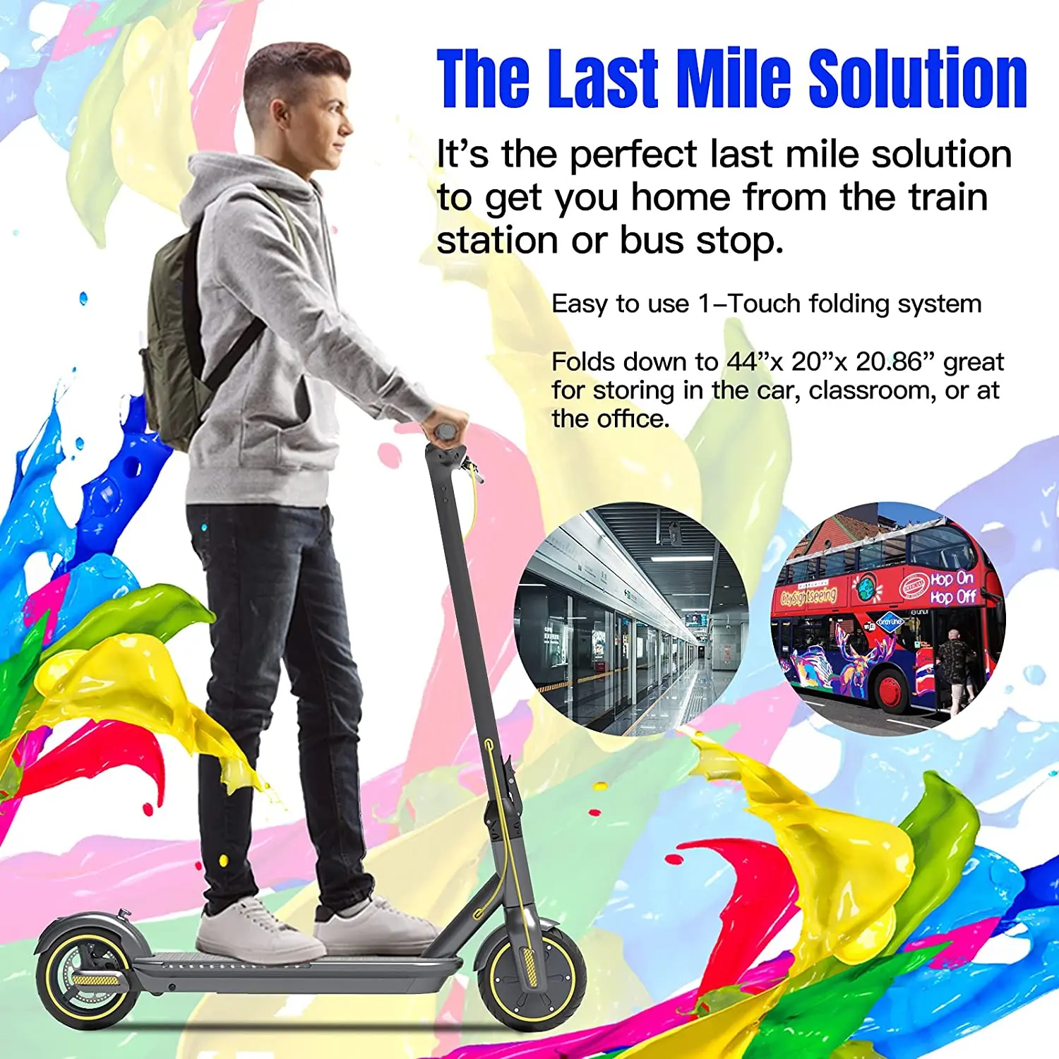 Tomoloo L1 Pro High Quality Cheap Price  36V 250W 8.5Inch Motor Adult/Teenager Foldable Smart Electric Scooters