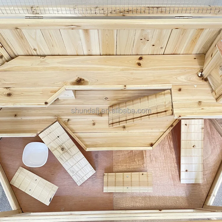 Деревянные клетки для хомяков SDHC001 продажи дома мелких животных