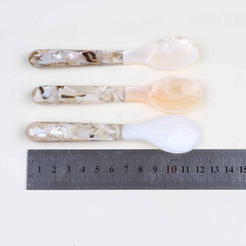 Caviar Spoon for Fancy Wholesale Exquisite Nacre Mother of Pearl 12cm mother of pearl shell caviar