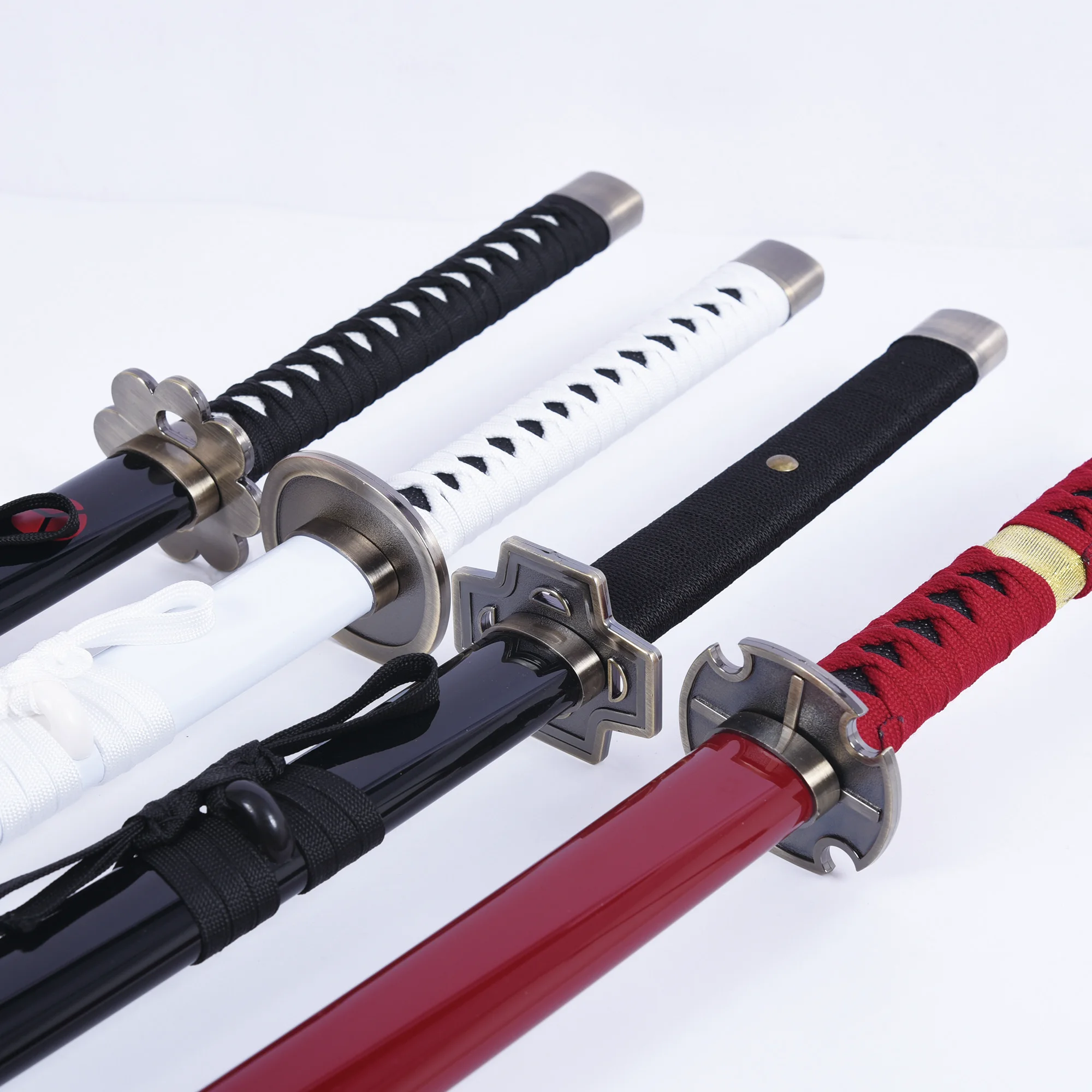 Minghu Anime Sword New Sauron and Daoyi Word Autumn Water Ghost Toru Snow Walk Wooden Bamboo Blade Japanese Sword Cosplay