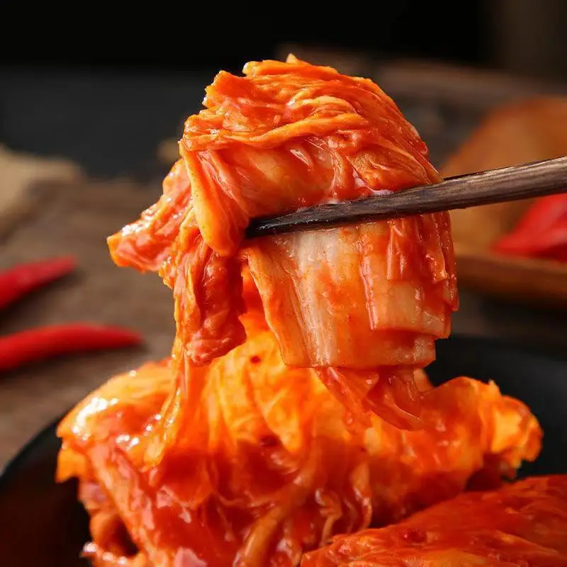 Factory Supply Korean Kimchi Cabbage Korean Kimchi Packaging in Bag