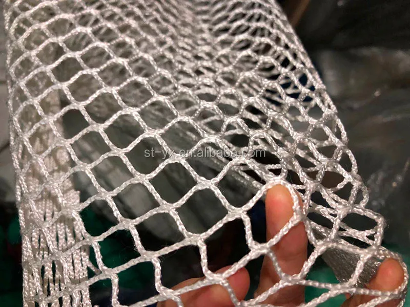 nylon raschel knotless fishing net china fish farming net