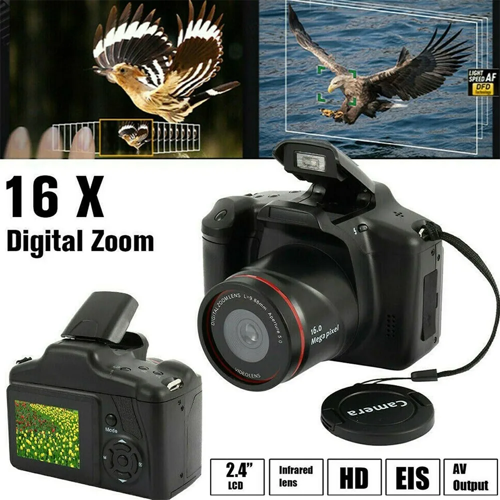 Handheld DV SLR Digital  Video Dslr Camera 16.0 Mega Pixel HD 720P Recording Infrared Lens CMOS Sensor Professional Camera