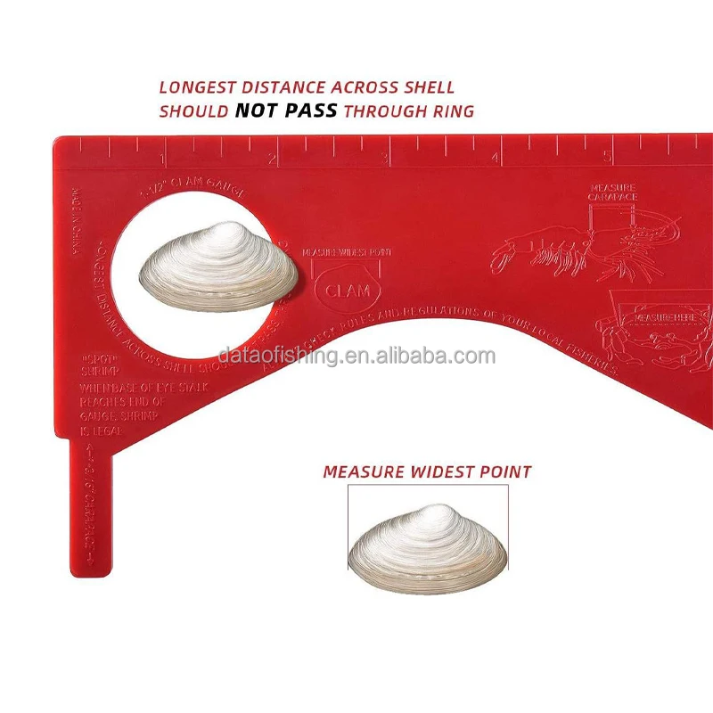 Portfolio sale Crab Gauge Measure Multi Shrimp Clam with 6 loops lead lobster trap fishing crab trap