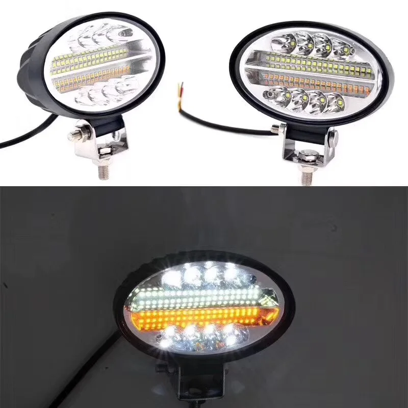 EMC Function 12V 24V 40W LED Flood / Spot Beam Oval Shape Led Agricultural headlight led tractor work light