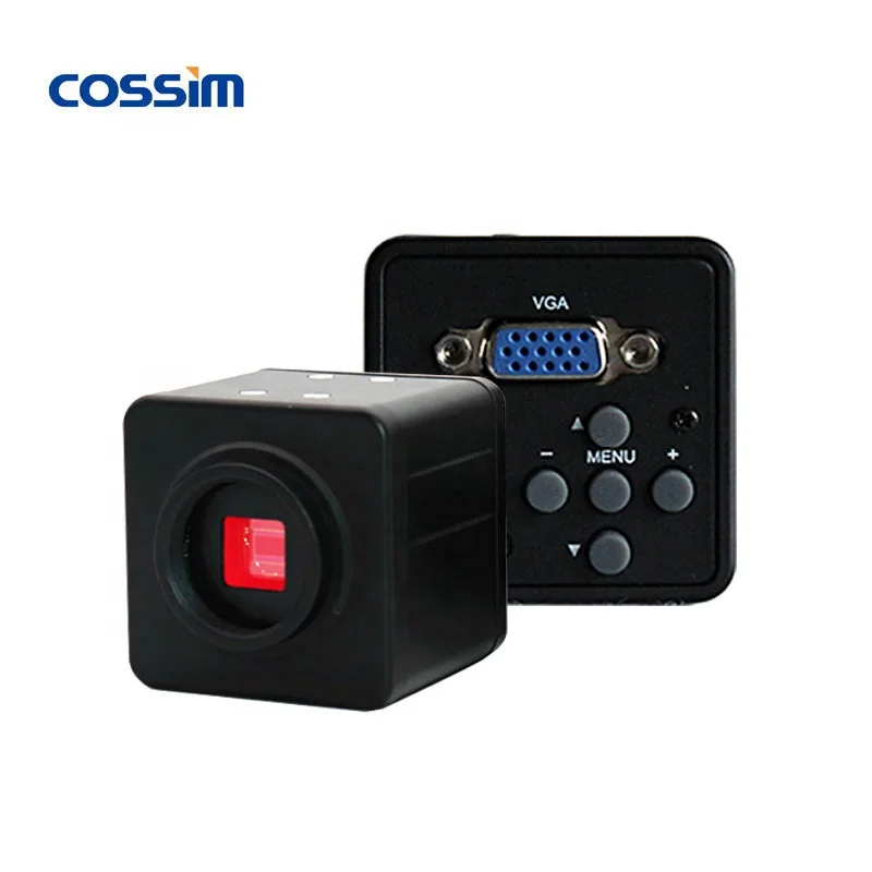  Черная металлическая Базовая четкость 2MP VGA цифровая видеокамера электронный Тринокулярный BGA стерео микроскоп