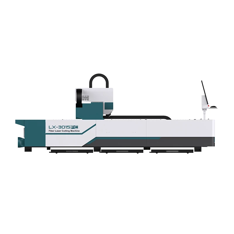 LX3015FC high accuracy large size fiber plate laser cutting machine 3kw 6kw heavy duty