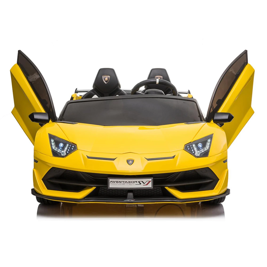  Лицензированный электрический автомобиль Lamborghini чжурный SVJ на два сиденья для детей 3-8