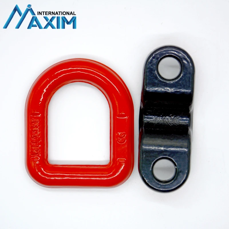 Grade 80  Chain Sling Welded D Shaped Tie Down Ring