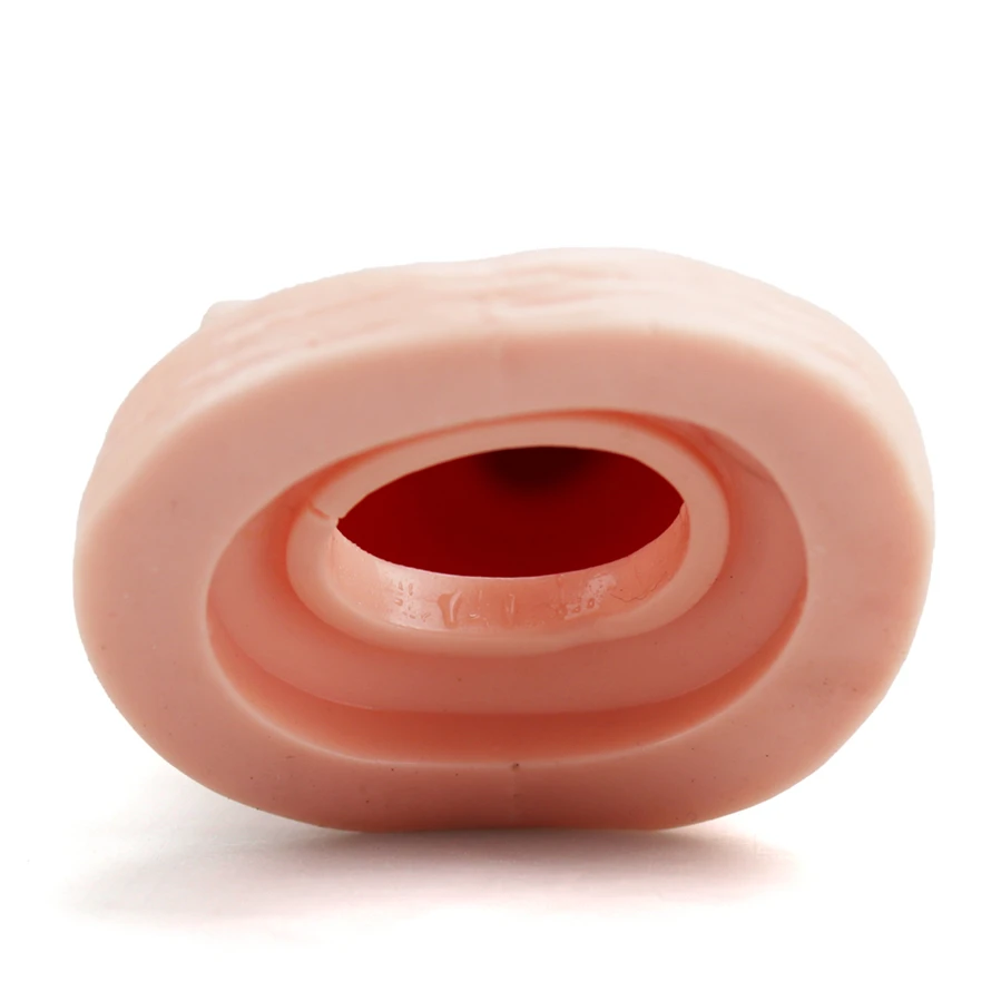 19.5CM Realistic Soft Silicone Penis Sleeve For Man