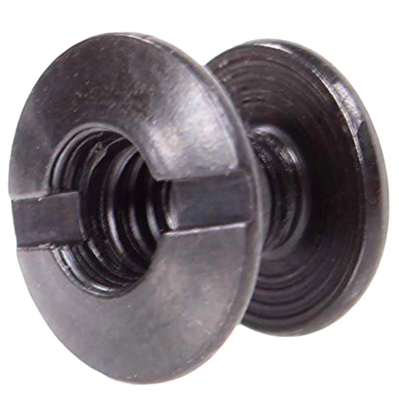 Slotted Chicago Screw Rivet M3 Plastic Male Female Screw Brass Slotted Chicago Book Bindi Belt Screw