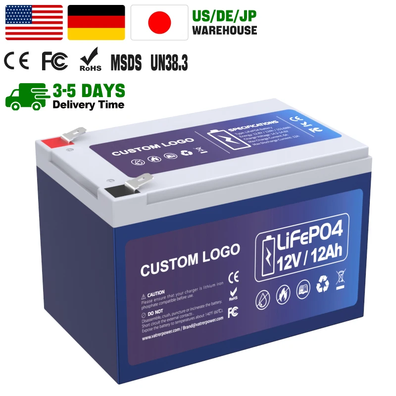 12v 7ah 12ah 20ah 30ah 50ah lithium ion battery 12volt energy storage batteries 12.8v 12ah lifepo4 lithium ion batteries