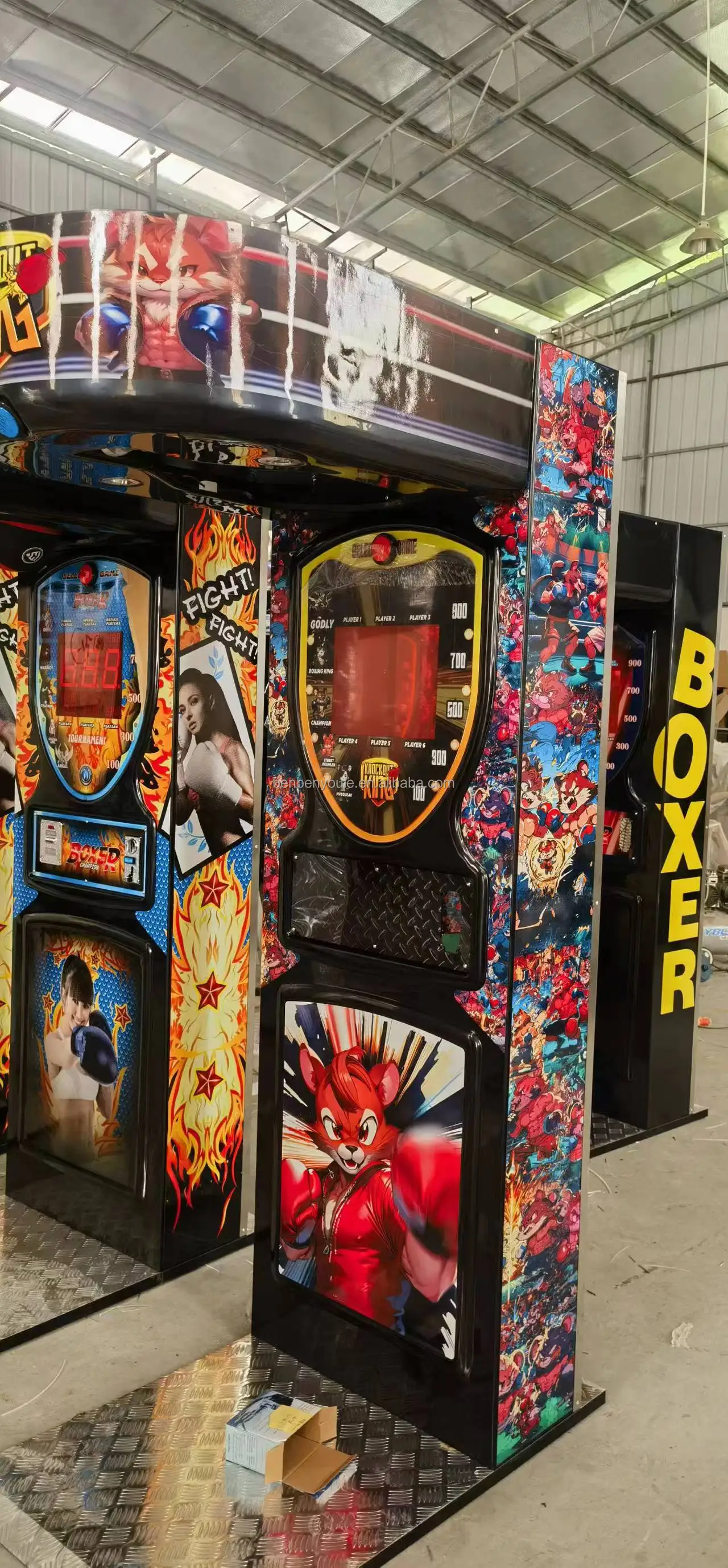 Hot sale music electronic boxing machine boxing trainer competition arcade game machine