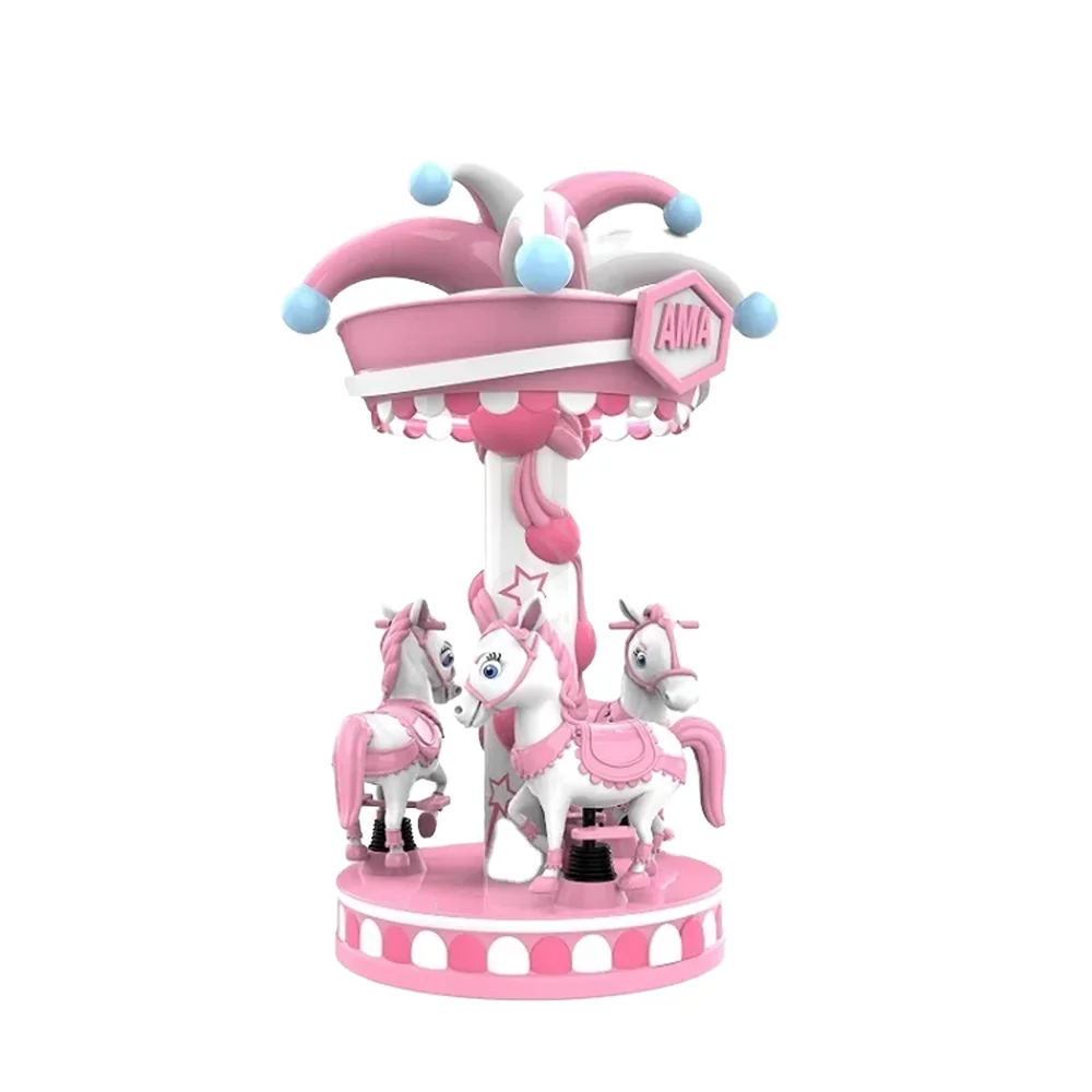 Arcade Game Machine Horse Fairground Merry Go Round Mini Chinese Carousel For Sale Coin Operated Kiddie Rides Carousel