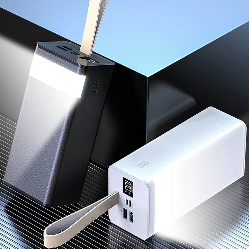 OEM Рекламный подарок большой емкости цифровой дисплей Power Banks 50000 мАч выход PD 22 5 Вт мобильная портативная электростанция