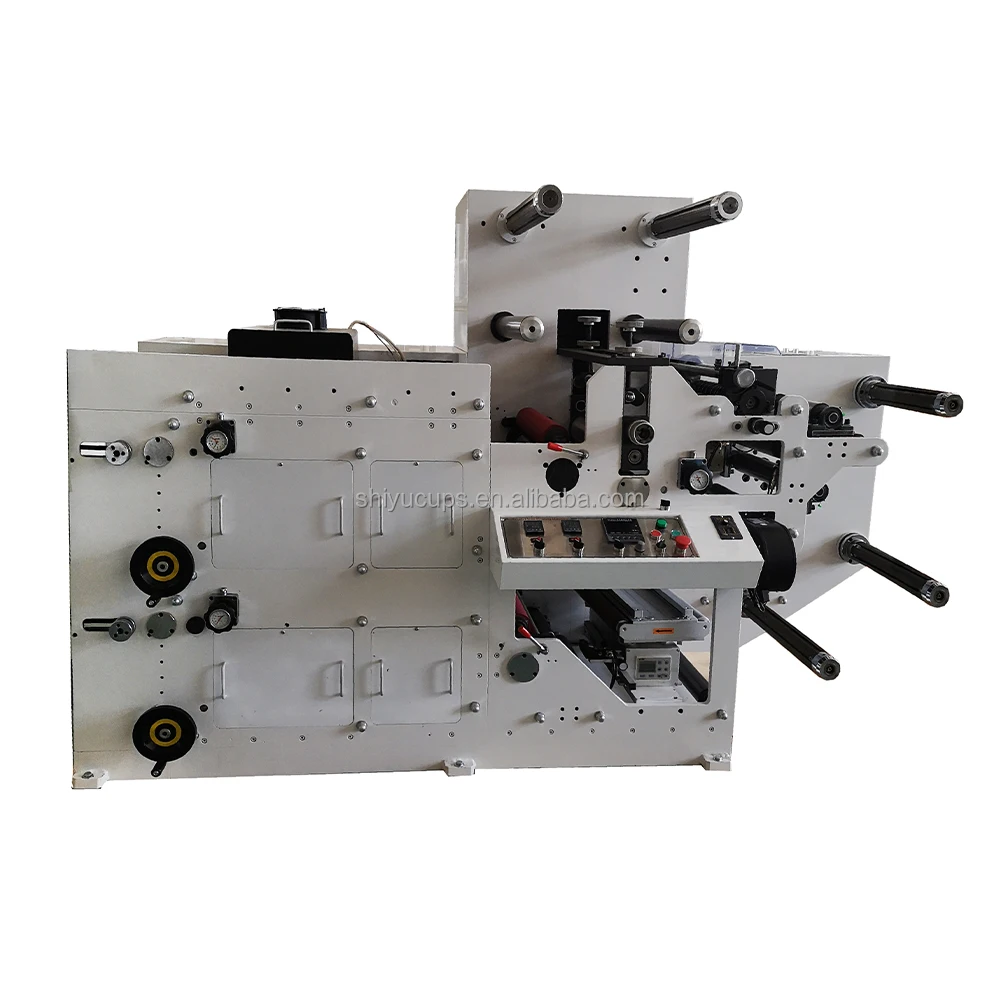 Automatic 2 Color 4 5 6 Colors Cheap Price Labels Aluminum Foil Paper Plastic Film Roll to Roll Flexo Printing Machine