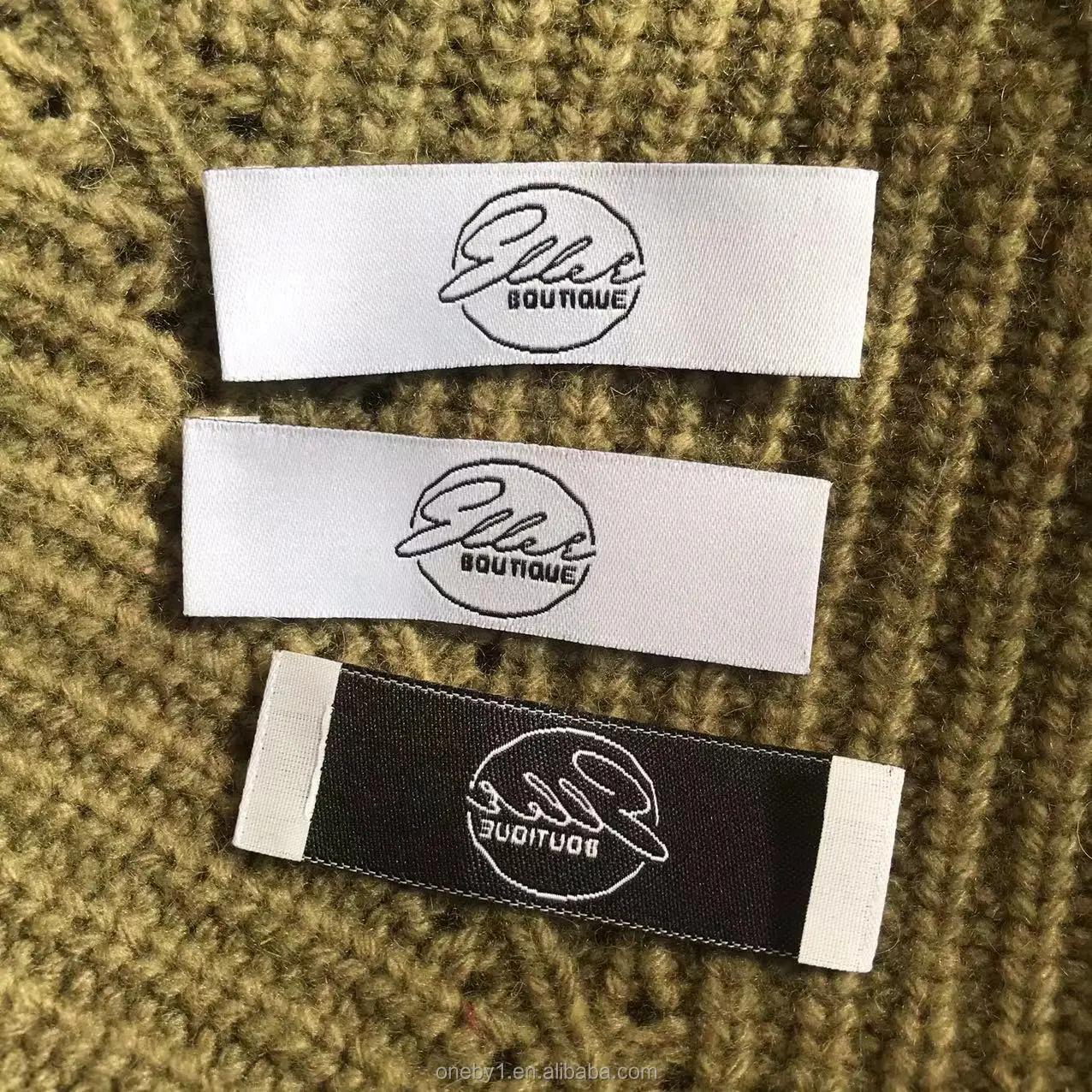 Изготовленные на заказ тканые этикетки с логотипом бренда для одежды