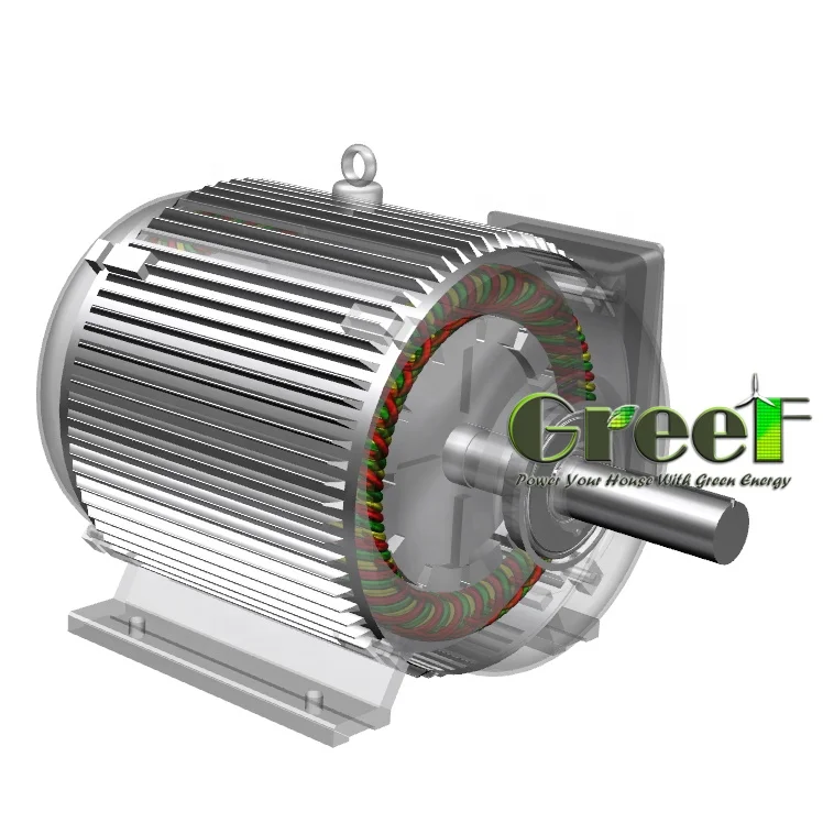 0.5kW - 5000kW Easy Maintenance Permanent Magnet Generator, Long Lifespan Low rpm Alternator cheap price