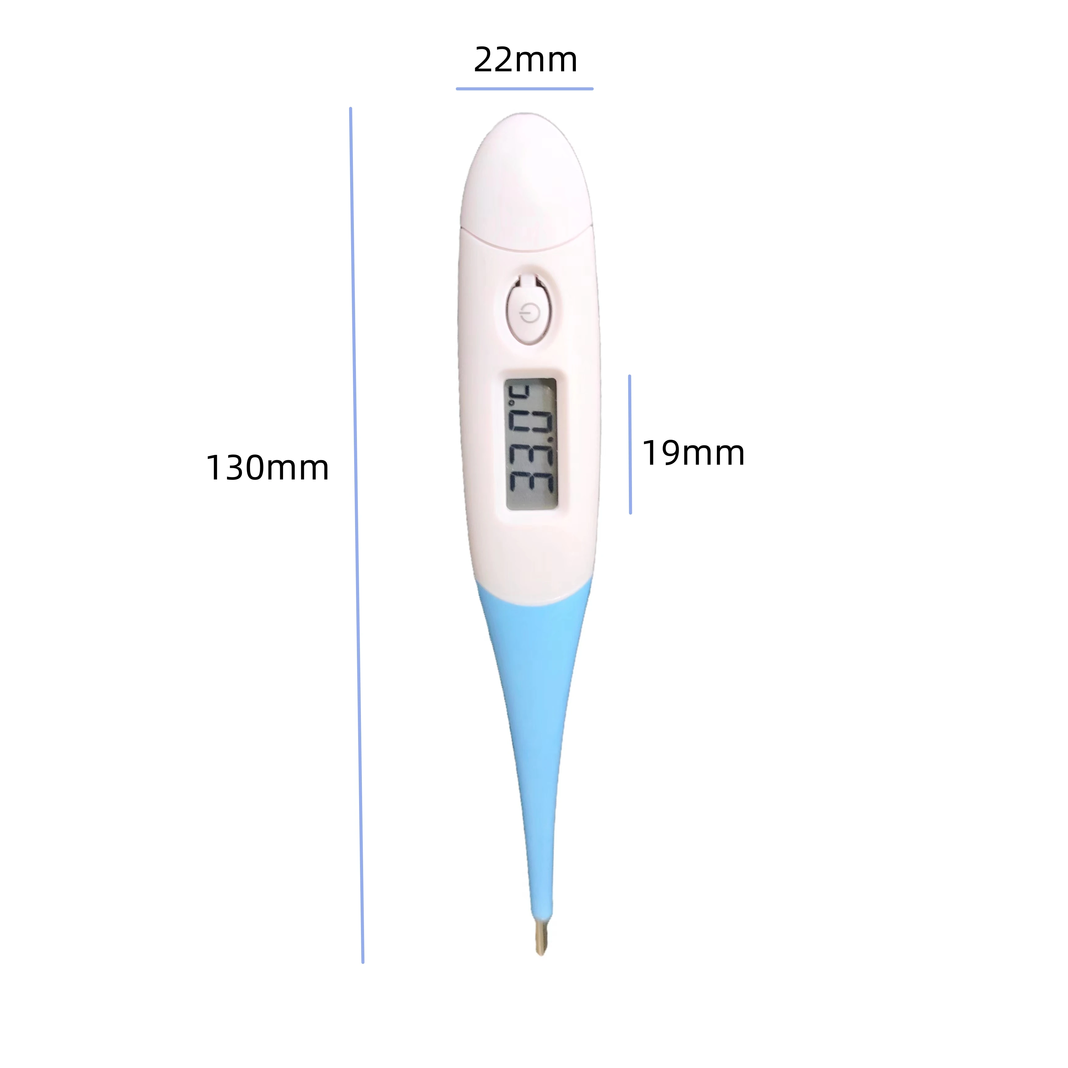 Manufacturer Digital Clinical Thermometer Flexible Tip Fever Thermometer With Waterproof