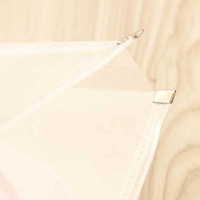 OMOI Custom Logo Factory PP A4 A5 A6 File Folder Organizer Storage Waterproof Clear Transparent Stationery Document Bag