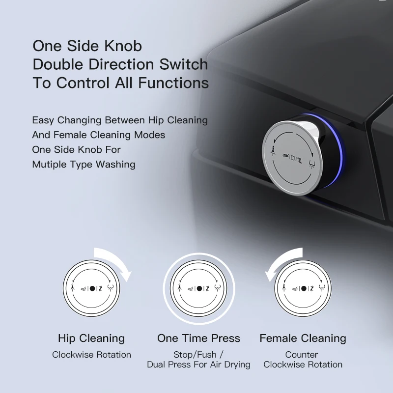 Matt black color wall mounted washroom automatic toilet bowl bathroom hanging ceramic intelligent ceramic smart toilet commode