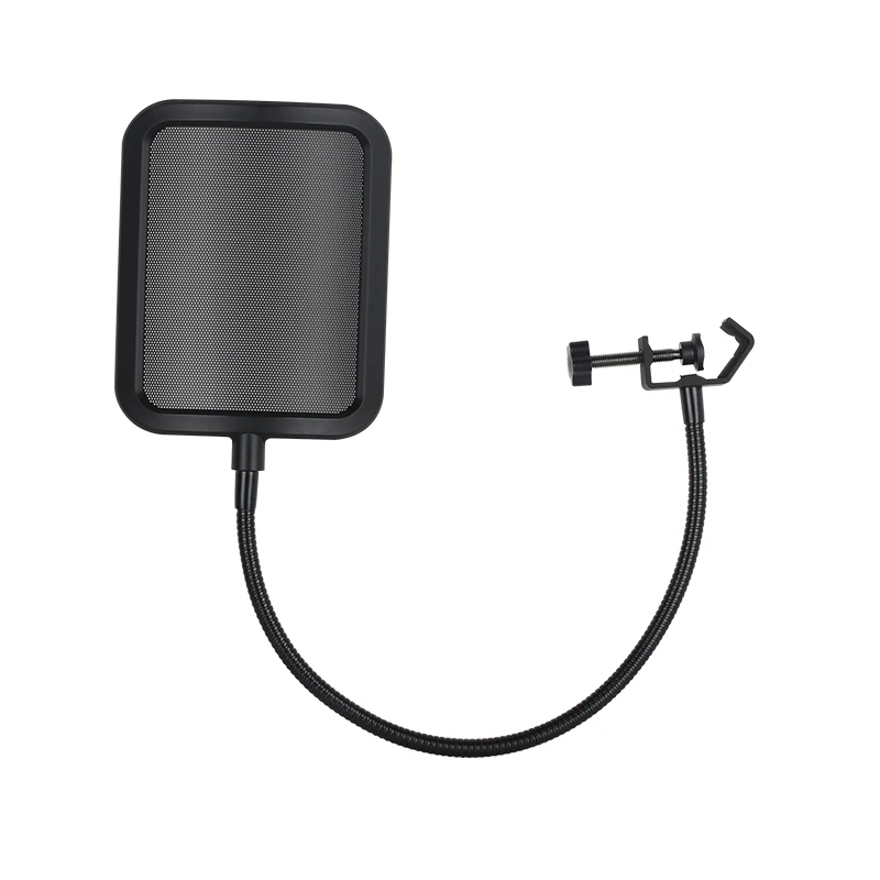 Профессиональный Металлический поп-фильтр для микрофона защитный экран для любого микрофона